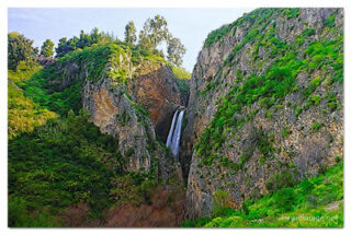 israel nahal ayun tanur waterfall print Israel Nahal Ayun Tanur Waterfall 0001