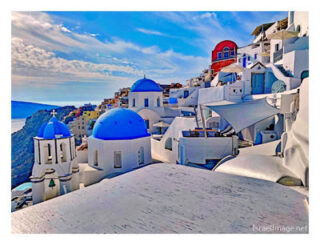 Greece santorini oia print Greece Santorini Oia 00025