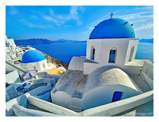 Greece santorini oia print Greece Santorini Oia 00043