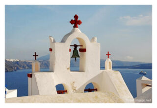 Greece Santorini Oia Church Bells 0002